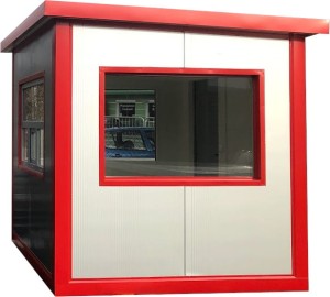 STRÓŻÓWKA 260 cm x 240 cm (portiernia, budka parkingowa, stróżówka) - wariant 12