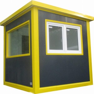 STRÓŻÓWKA 260 cm x 240 cm (portiernia, budka parkingowa, stróżówka) - wariant 13