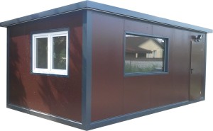 KONTENER SOCJALNY 600 cm x 300 cm Z WC (kontener socjalny, pawilon biurowy) - wariant 24