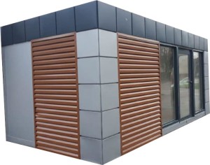 PAWILON HANDLOWY 600 cm x 300 cm z wc  (kontener handlowy, pawilon biurowy) - wariant 26