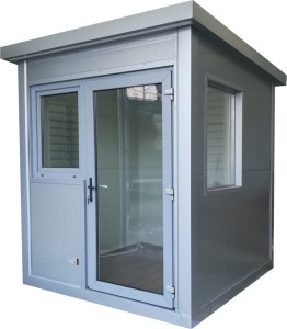 STRÓŻÓWKA 220 cm x 220 cm (stróżówka, serwerownia, budka ochrony, sterownia, kontener techniczny) - wariant 32