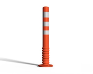 SŁUPEK ELASTYCZNY PCV - 75 CM - POMARAŃCZOWY