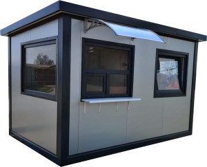 PORTIERNIA 400 cm x 250 cm (portiernia, stróżówka, kiosk) - wariant 40