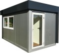 Portiernia z wc, stróżówka, kiosk, budka ochrony W 48