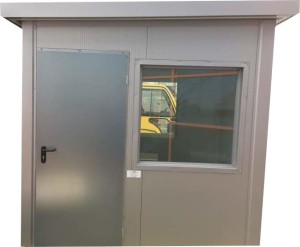 STRÓŻÓWKA 260 cm x 240 cm z pomieszczeniem dla interesantów(portiernia, budka parkingowa, stróżówka) - wariant 57