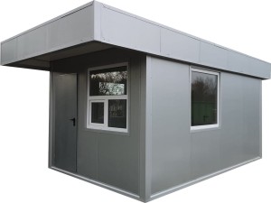 PORTIERNIA 300 cm x 500 cm z WC (stróżówka, budka parkingowa) - wariant 18