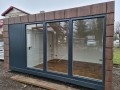 Pawilon 500 cm x 300 cm z WC (portiernia, stróżówka, kiosk) - wariant 66