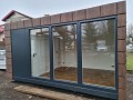 Pawilon 500 cm x 300 cm z WC (portiernia, stróżówka, kiosk) - wariant 66