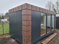 Pawilon 500 cm x 300 cm z WC (portiernia, stróżówka, kiosk) - wariant 66