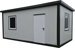 Pawilon 600 cm x 300 cm  (portiernia, stróżówka, kiosk) - wariant 75