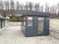 Pawilon 400 cm x 300 cm z WC - portiernia | stróżówka | kiosk