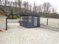 Pawilon 400 cm x 300 cm z WC - portiernia | stróżówka | kiosk