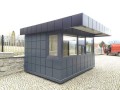 Pawilon 400 cm x 300 cm z WC - portiernia | stróżówka | kiosk