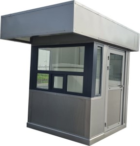 Stróżówka 200 cm x 200 cm  (portiernia, stróżówka, kiosk) - wariant 87