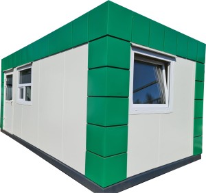 PAWILON BIUROWY 600 cm x 300 cm (pawilon handlowy, kiosk, kontener biurowy) - wariant 88