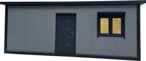 KONTENER MIESZKALNY 500 cm x 700 cm z WC (kontener socjalny, pawilon biurowy)  - wariant 95