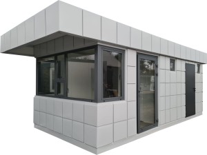 KONTENER MIESZKALNY, BIUROWY  615 cm x 300 cm z WC (kontener socjalny, pawilon biurowy)  - wariant 96
