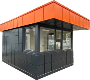 Pawilon 300 cm x 400 cm  (portiernia, stróżówka, kiosk) - wariant 101