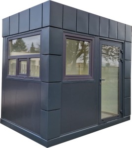 Stróżówka 300 cm x 200 cm  (portiernia, stróżówka, kiosk) - wariant 103