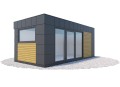 PAWILON BIUROWY, MIESZKALNY 700 cm x 300 cm z wc  (kontener handlowy, pawilon handlowy) - wariant 105