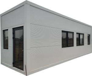 PAWILON BIUROWY, MIESZKALNY 925 cm x 295 cm z wc  (kontener handlowy, pawilon handlowy) - wariant 106