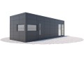 KONTENER MIESZKALNY 800 cm x 300 cm z WC (kontener socjalny, pawilon biurowy)