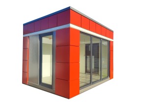 PORTIERNIA 400 cm x 300 cm (stróżówka, budka parkingowa) - wariant 114