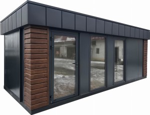 KONTENER BIUROWY 700 cm x 300 cm z WC (kontener biurowy, kontener handlowy) - wariant 118